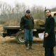 Rob Bilott visits with Wilbur Tennant, the farmer whose cows had been dying.